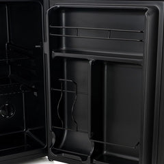Subcold Cave60 LED Solid Door Beer Fridge for Wine & Drinks | Mini Chiller with Can Dispenser | 54 Cans (Black)