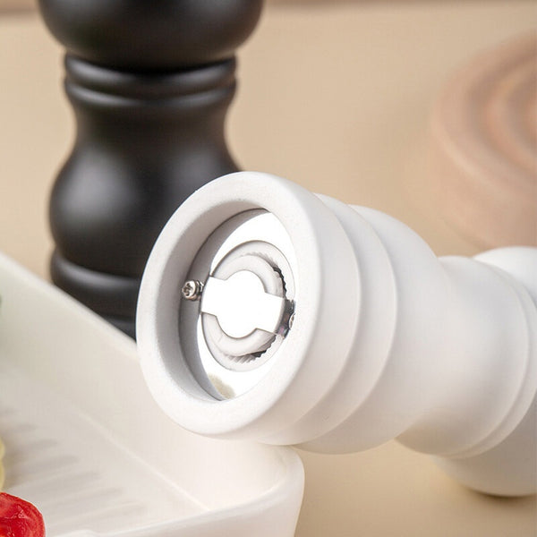 High Gloss Wooden Salt And Pepper Grinder Set