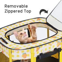 Foldable Pet Playpen, Portable Dog Cat Playpen, Soft Portable Dog Crate, Outdoor/Indoor Exercise Kennel, Dog Cage for Pets