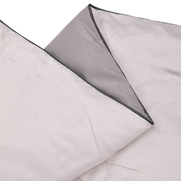 3PCS Luxury Embroidered Summer Bedding Set, Air-Conditioning Thin Quilt Set, Washed Twill Lightweight & Soft Breathable for Hot Sleepers, Machine Washable, Comtemporary Style 100% Polyester (1 Duvet + 2 Pillowcases, Without Pillow Inserts)