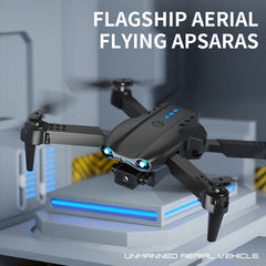 1pc Yethke E99 Drone With Dual Camera | One Key Take Off/Landing, Double Folding Rc Height Hold, Remote Control, Abs Material, 10-12 Minutes Life, Ideal For Beginners And Holiday Gifts