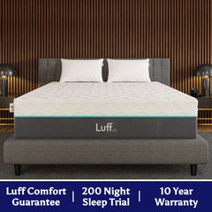 Luff Prestige Hybrid Bamboo Mattress in Firm Comfort Rating & 5 Sizes