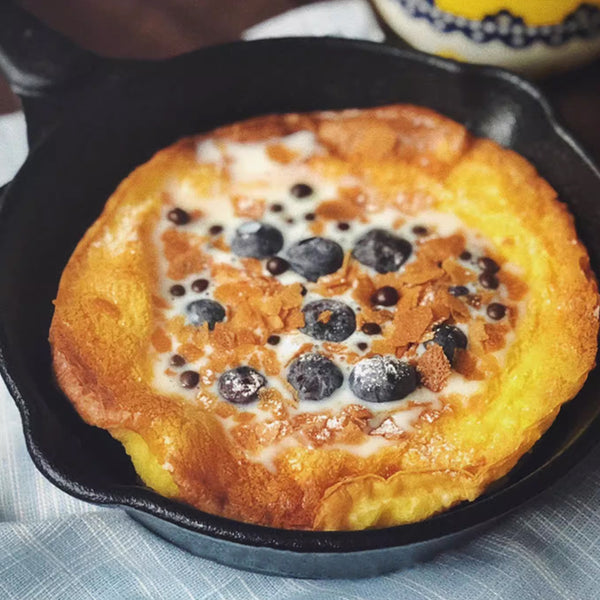 20cm Cast Iron Pot, Retro Portable Cast Iron Pot, Can Be Used for Camping/home Cooking, Even Heating, Size: 37*20*4.5cm (black)
