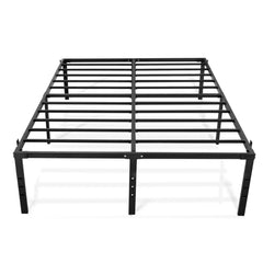 Metal Bed Frame | Black Metal Bed Frame - 18 Inches Under bed Storage Space - Sturdy Metal Construction - Easy Assembly