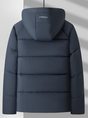 Winter New Warm Jacket with Detachable Hood, Trendy Fashion Men's Parka Coat, Business Casual Versatile Outerwear