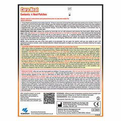 Cura-Heat Pain Relief Patches, 3 X 4 Pack
