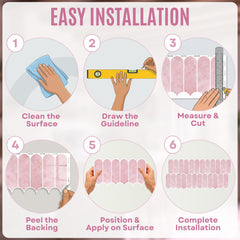 12pcs Self Adhesive Wall Tile Sticker 15.4 x 30.5 cm Peel and Stick Tiles for Kitchen and Bathroom