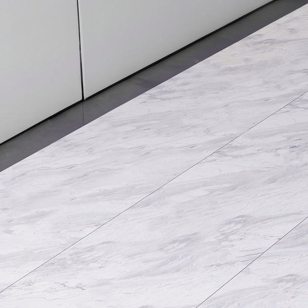 Vinyl Peel and Stick Wood Grain Floor Tile, 61cmx10m Self-Adhesive Vinyl Flooring Roll, Thicken Wear-Resistant Wallpaper Roll for Home Decor Floor & Wall Renovations, Pearl Marble