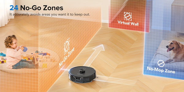 3-in-1 Robot Vacuum and Mop | 6000Pa Strong Suction, 3.0L Dust Bag, 70-Day Self-Emptying, 360° PSD Obstacle Avoidance, Multi-Floor Mapping, WiFi/Alexa/APP Control, L15MAX, Lubluelu Brand