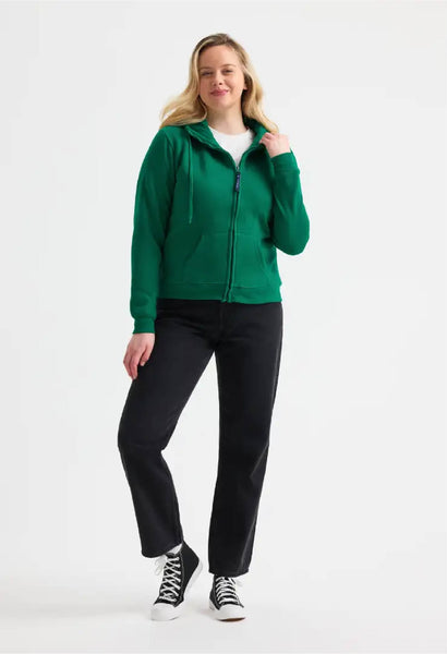 Uneek Clothing UC505 Ladies Classic Full Zip Hooded Sweatshirt - Double Fabric Hood | Brushed Lining, Casual Top for Women | Suitable for Everyday or Work Wear