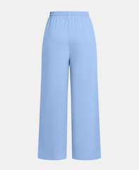 Women Drawstring High Waist Straight Leg Pants, Fashion Casual Pocket Trouser for Daily Wear, Ladies Bottom For All Season, Womenswear Basic Comfy Going Out Solid Color Sweatpant