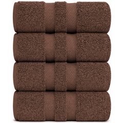 Pack of 4 Jumbo Bath Sheets Set 100% Egyptian Cotton (80x140 CM) Quick Dry 500GSM Highly Absorbent Soft Feel Bath Sheets XL Bathroom Towel Perfect for Daily Use