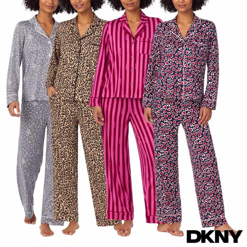 DKNY Women'S Notch Collar Pyjama Set