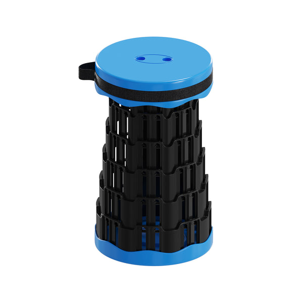 Portable Folding Stool Lightweight Yet More Sturdy with Load Capacity 180KG, Retractable Plastic Foldable Collapsible Stool for Camping Fishing Hiking BBQ Outdoors Indoors Kitchen