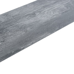 36-Piece Grey Wood Effect Vinyl Flooring Self-Adhesive Floor Planks, 5.0m² PVC Floor Tiles for Living Room, Bedroom, Kitchen, Office