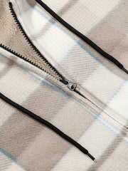 Jacket for Men Heavyweight Fleece Hoodies Thick Sherpa Lined Flannel Plaid Shirt Jacket