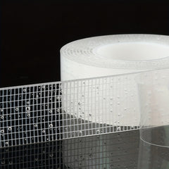 2pcs Industrial Grade Nano Double-Sided Tape, 5-Meter-Long Removable Without Leaving Any Marks, PET Transparent Material, High Viscosity | Strong Load-Bearing | Easy to Tear And Cut | Temperature Resistant, Reusable, Suitable for Home, Office, Car, Office