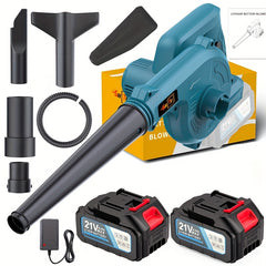 Cordless Blade Blower, Powerful Electric Blower, with Battery And Charger, Portable Brushless Design, Suitable for Lawn, Yard, Road And Car Cleaning, Portable Blade Blower