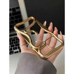 Luxury Snake Phone Case For iPhone 17 16 15 14 13 12 11 Pro Max Shockproof