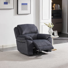 Belagio Grey Fabric Power Recliner Armchair