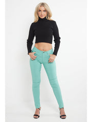 MYT Womens Chino Trousers Ladies Skinny Fit Super Stretch Office Work Casual Chinos Waist Size UK 6-18