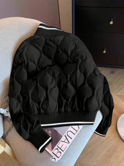 Ladies' Elegant and Fashionable Rowen Patchwork Padded Coat