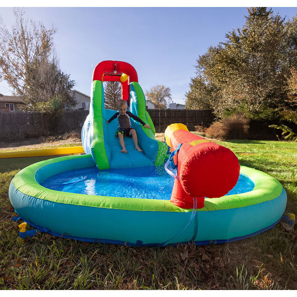 Happy Hop Ultimate Climb, Spray & Bounce Water Slide Pool (3+ Years)