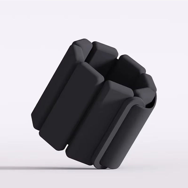A Pair Sports Weight-Bearing Bracelets Adjustable Wearable Wrist & Ankle Silicone Weights Bracelets for Running Training Fitness