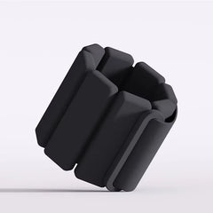 A Pair Sports Weight-Bearing Bracelets Adjustable Wearable Wrist & Ankle Silicone Weights Bracelets for Running Training Fitness