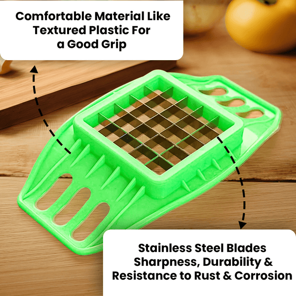 AEX Potato Chipper | French Fry Cutter and Vegetable Slicer | Kitchen Tool for Potatoes, Carrots, Cucumbers & More