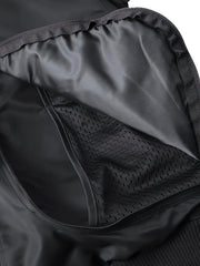 Men'S Casual Stand Collar Bomber Jacket, Chic Novelty Design Zip Up Tactical Jacket with Multi-Pocket, Fall Winter Outdoor