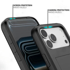 Protective Case for Iphone 17, 16, 15, 14 Plus, 13, 12, 11 Pro Max, 17Air, 16E, 13Mini, And 12Mini Featuring a Wallet Card Holder And Shockproof Design.
