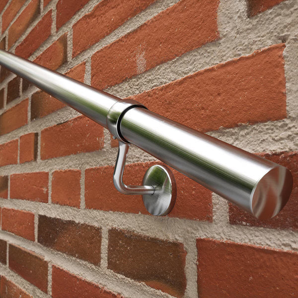 Rothley Stainless Steel Hand Rail Kit, 3.6M - Brushed