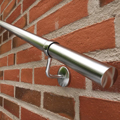 Rothley Stainless Steel Hand Rail Kit, 3.6M - Brushed