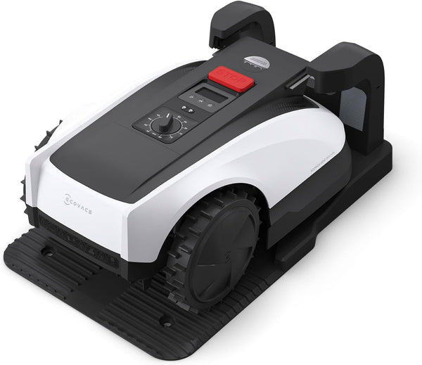 ECOVACS GOAT O500 Panorama Robot Lawnmower 500㎡, Auto Mapping, Setup-Free, Lidar-Enhanced Panoramic Visual Navigation, Pass 0.7M Path, Customized Mowing, Edge Precision Mowing, 45% Slope