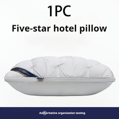 Five Star Hotel Pillow Supports Neck and Spine for Relaxing Sleep
