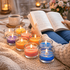 Premium Aroma Candle (Pack of 12) – Relaxing Home Fragrance & Cozy Ambience Long Lasting