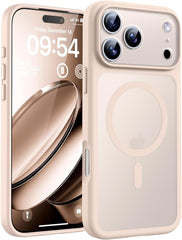 TOCOL Magnetic for Iphone 17 Pro Max Case 6.9-Inch, Compatible with Magsafe, Full Camera Protection, Built-In Magnetic Ring, Drop Protection Shockproof Translucent Matte Phone Cover
