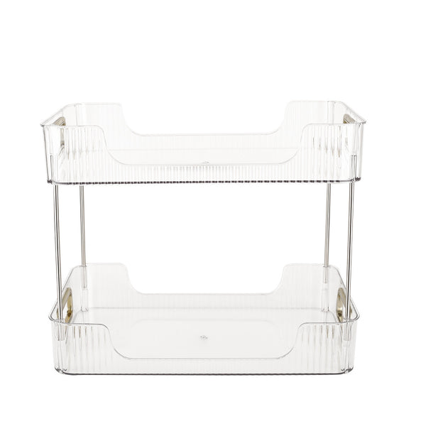 Grey/Clear/Green Stackable Makeup Storage Box with Modern Acrylic Design, Cosmetic Display Organizer for Office Desk and Dressing Table, Practical Desktop Organizer Rack for Jewelry and Lipstick, Perfect Gift Idea for Women and Girls