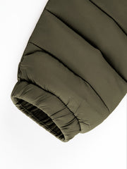 Women's Autumn/Winter Fashion Simple Versatile Lightweight Commuter Hooded Padded Coat with Pockets