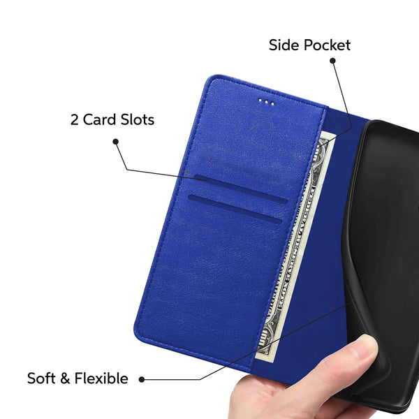 Luxury Case for iPhone 16 Pro Max Plus, 15 Pro Max Plus, 14 Pro Max Plus, 13 Pro Max mini, 12 Pro Max Mini, 11 Pro Max XS MAX XS X SE 8 Plus 7 Plus 6 6S PlusLeather Phone Case Cover, PU Faux Leather Wallet Book Folio Flip Magnetic Shockproof Case with Car