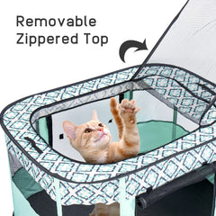 Foldable Pet Playpen, Portable Dog Cat Playpen, Soft Portable Dog Crate, Outdoor/Indoor Exercise Kennel, Dog Cage for Pets