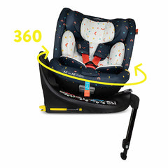 Cosatto All in All Extra I-Size 360 Car Seat, Doodle Days