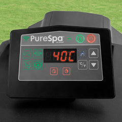 Intex Purespa Greywood Deluxe 6 Person Inflatable Hot Tub