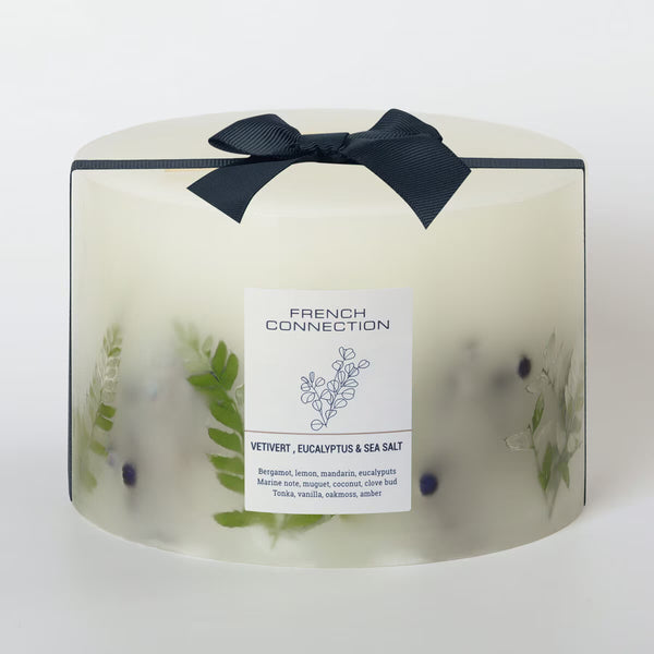 French Connection Botanical 1.5Kg Candle in Vetivert, Eucalyptus & Sea Salt