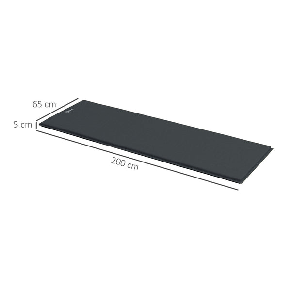 Self-Inflating Camping Sleeping Pad, Single Air Bed with Carry Bag