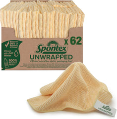 Spontex Microfibre Cloths for Cleaning | 8 Microfibre Collection Cleaning Cloths | for Use as Dusters, Dish Cloths & Kitchen Towels | 30 X 30Cm | Assorted Colours | 8 Count