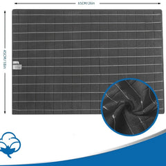 1pc Space-Themed Polyester Kitchen Towel - Contemporary Style, Non-Fade, Hand Wash Only, 70.0cm X 48.01cm, Black with White Grid Lines, Ideal Mother's Day Gift, Dish Towels for Kitchen