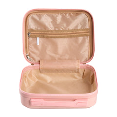 Portable Handheld Plastic Makeup Bag with Elastic Band & Zipper, Jewelry Box, Gift Box for Storing Souvenirs, Luggage Cart for Boarding The Aircraft, Multifunctional Suitcase with Internal Dividers, Can Hold Cosmetics, Towels, Toiletries