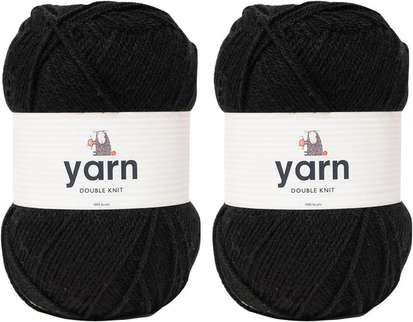 Korbond DK Beige Yarn - 100G Acrylic Wool - Lightweight, Hypoallergenic & Durable Double Knit Crochet Yarn Knitting Wool (290M Total)